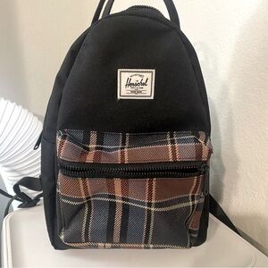 Herschel Supply Co. Nova Mini Backpack Black w/ Plaid